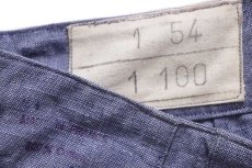 画像4: デッドストック★50s フランス軍 FRENCH NAVY ツータック リネン ショートパンツ 1★ショーツ (4)
