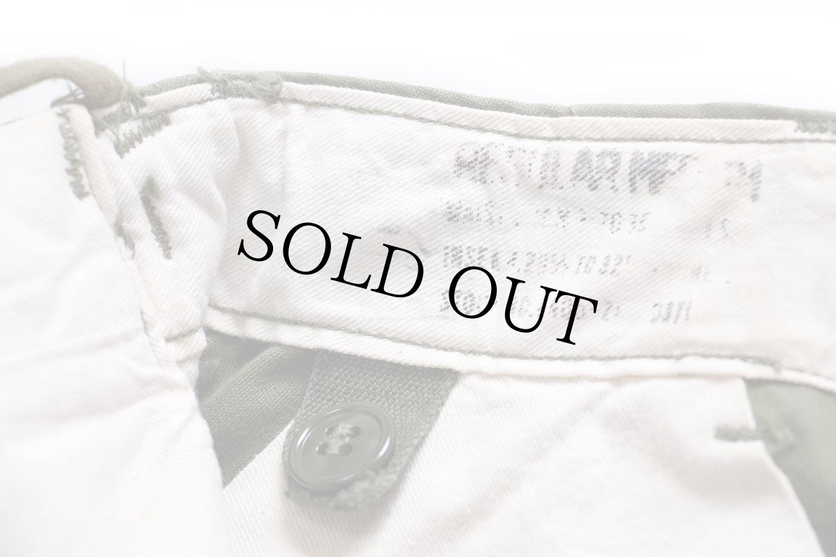 画像6: 50s 米軍 U.S.ARMY M-51 カットオフ コットンサテン フィールド カーゴ ショートパンツ オリーブグリーン M★ショーツ (6)