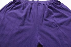 画像5: 90s USA製 LOGO7 MLB COLORADO ROCKIES コットン ショートパンツ 紫 XL★ショーツ (5)