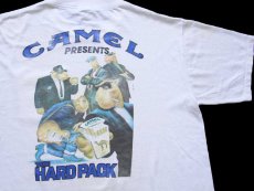 画像1: 90s USA製 CAMEL キャメル THE HARD PACK ポケットTシャツ 白 XL (1)
