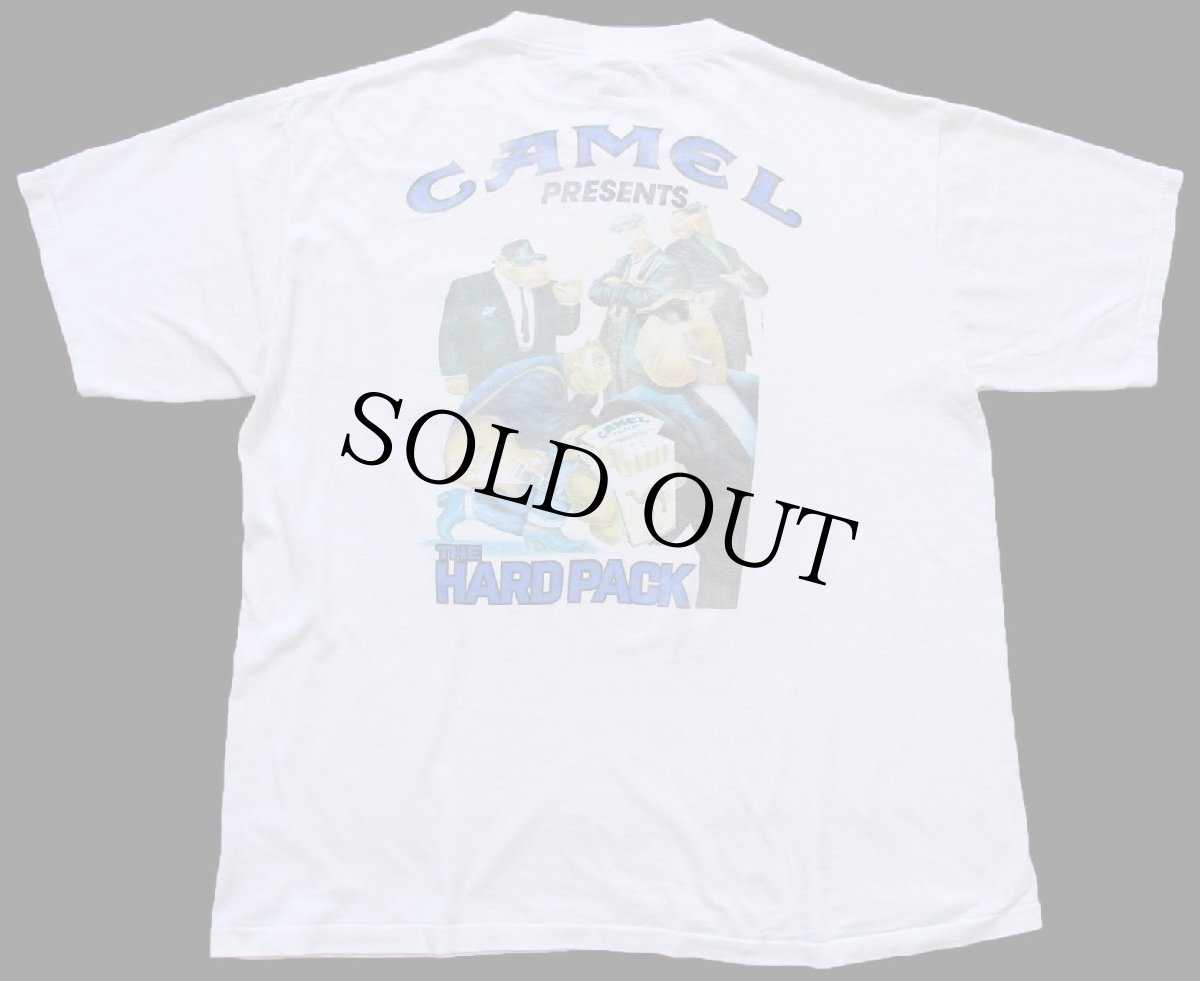 画像2: 90s USA製 CAMEL キャメル THE HARD PACK ポケットTシャツ 白 XL (2)