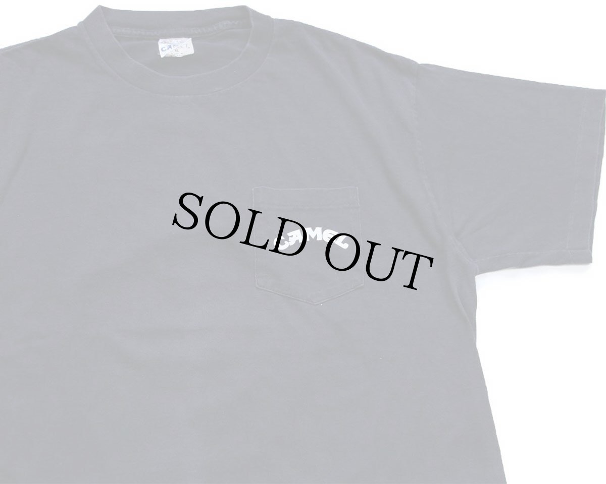 画像3: 90s USA製 CAMEL キャメル BOSTON アイスホッケー コットン ポケットTシャツ 黒 XL (3)