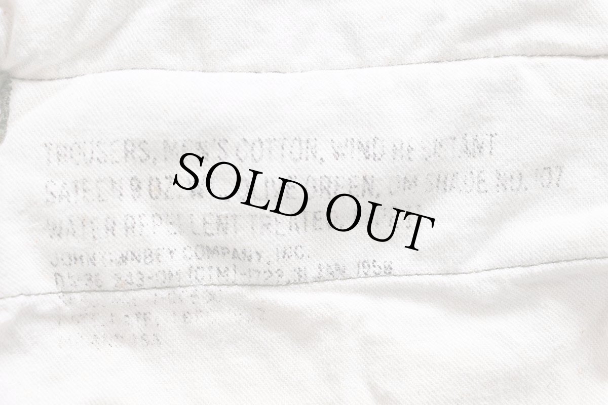 画像5: 50s 米軍 U.S.ARMY M-51 カットオフ コットンサテン フィールド カーゴ ショートパンツ オリーブグリーン M★ショーツ (5)