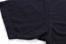 画像6: 00s ARIZONA 無地 ヘンリーネック コットンTシャツ 黒 M (6)