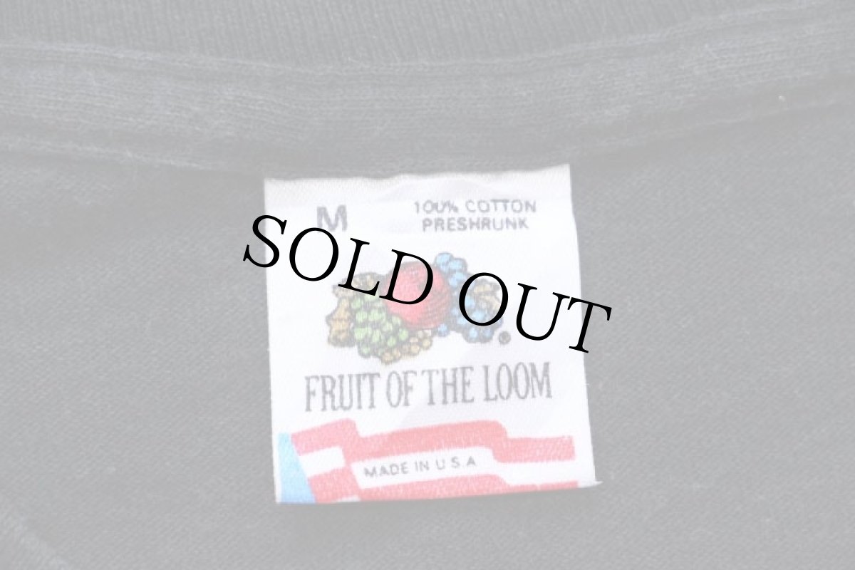 画像5: 90s USA製 POW MIA IRAQI WAR CRIMES 発泡プリント コットンTシャツ 黒 M (5)