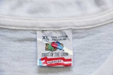 画像5: 90s USA製 BLOOM COUNTY OPUS PENGUIN I'M NOT MYSELF TODAY バークリー ブレシド イラスト コットンTシャツ 白 XL (5)