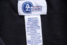 画像4: 00s ARIZONA 無地 ヘンリーネック コットンTシャツ 黒 M (4)