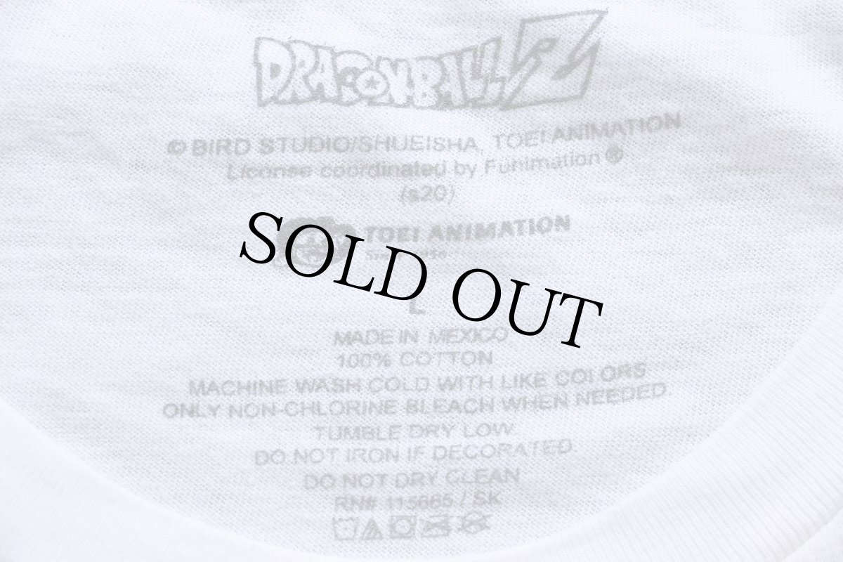 画像5: DRAGONBALL Z ドラゴンボールZ 孫悟空 孫悟飯 トランクス ベジータ ピッコロ キャラクター コットンTシャツ 白 L★B (5)