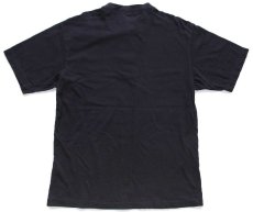画像3: 00s ARIZONA 無地 ヘンリーネック コットンTシャツ 黒 M (3)