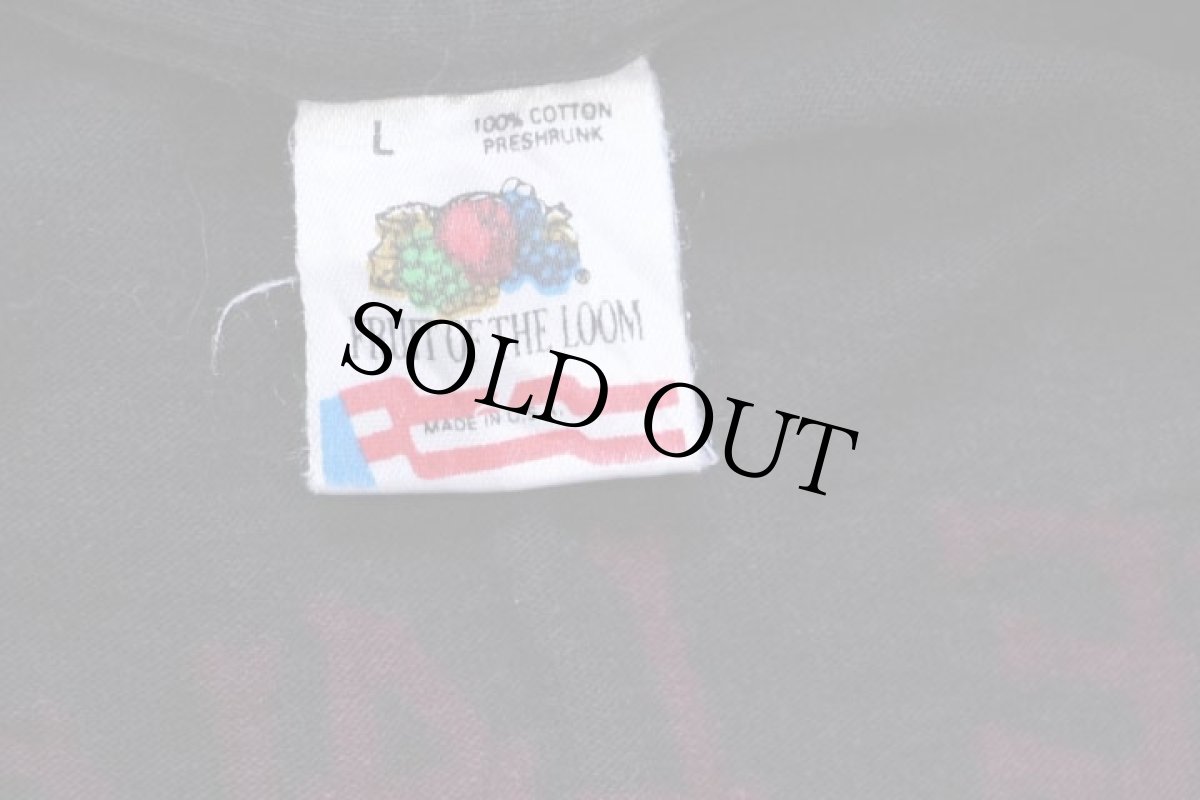 画像5: 90s USA製 MARIE LAVEAUS HOUSE of VOODOO 十字架 スカル 両面プリント コットンTシャツ 黒 L (5)