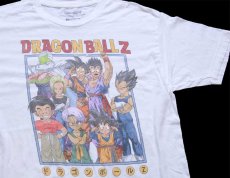 画像1: DRAGONBALL Z ドラゴンボールZ 孫悟空 孫悟飯 トランクス ベジータ ピッコロ キャラクター コットンTシャツ 白 L★B (1)