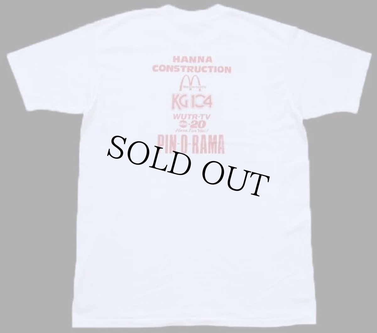 画像3: 90s USA製 Hanes YWCA BOWL-A-THON 1992 McDonald'sマクドナルド 協賛 両面プリント Tシャツ 白 L (3)