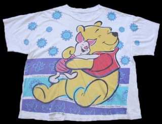 90s USA製 Hanes Disneyディズニー クマのプーさん スウェット