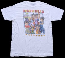 画像2: DRAGONBALL Z ドラゴンボールZ 孫悟空 孫悟飯 トランクス ベジータ ピッコロ キャラクター コットンTシャツ 白 L★B (2)
