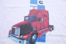 画像4: 90s USA製 DANA SPICER AutoMate2 コンボイ 両面プリント コットンTシャツ 白 XL (4)