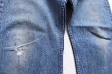 画像7: 80s USA製 Levi'sリーバイス 501 ダメージ デニムパンツ w38★170 (7)