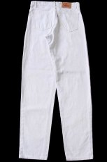 画像3: 90s USA製 Levi'sリーバイス 550 ホワイト デニムパンツ w34 L34 (3)
