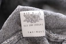 画像6: 90s USA製 Levi'sリーバイス 540 ダメージ ケミカルウォッシュ ブラック デニムパンツ w38 L30★アシッド (6)