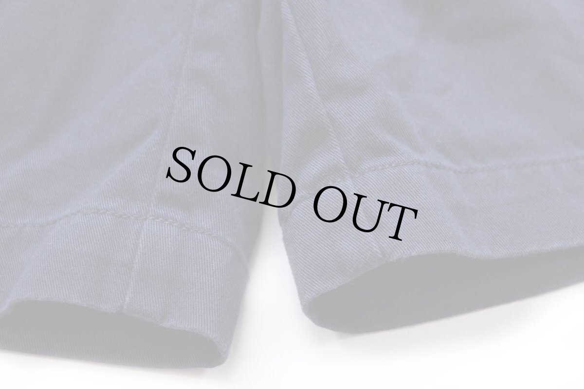 画像7: 90s ポロ ラルフローレン TYLER SHORT ツータック コットン チノ ショートパンツ ナス紺 32★130 ショーツ (7)