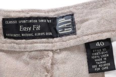 画像5: 90s GAPギャップ Easy Fit ツータック リネン ショートパンツ グレーベージュ 40★ショーツ (5)