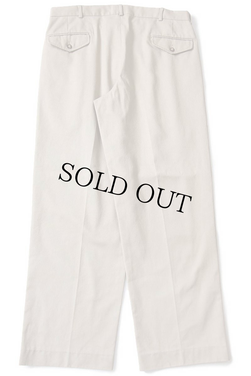 画像3: 90s L.L.Bean ツータック スラックス パンツ カーキ W35 (3)