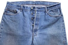 画像4: 80s USA製 Levi'sリーバイス 501 ダメージ デニムパンツ w38★170 (4)