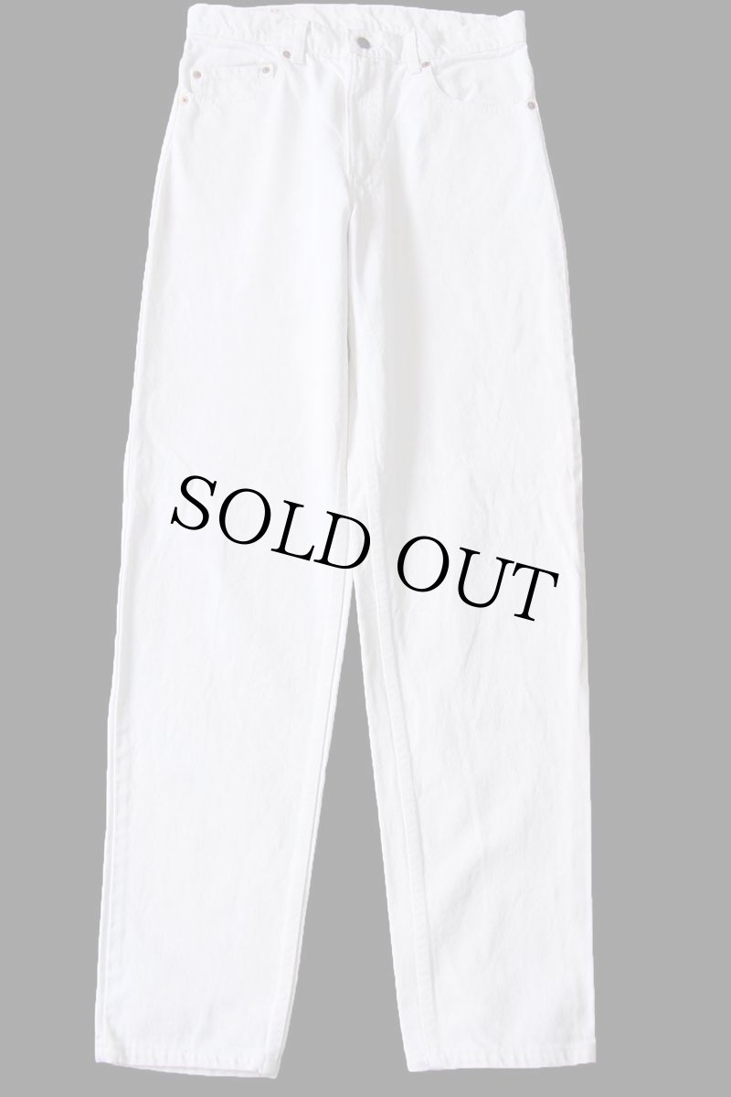 画像2: 90s USA製 Levi'sリーバイス 550 ホワイト デニムパンツ W34 L34 (2)