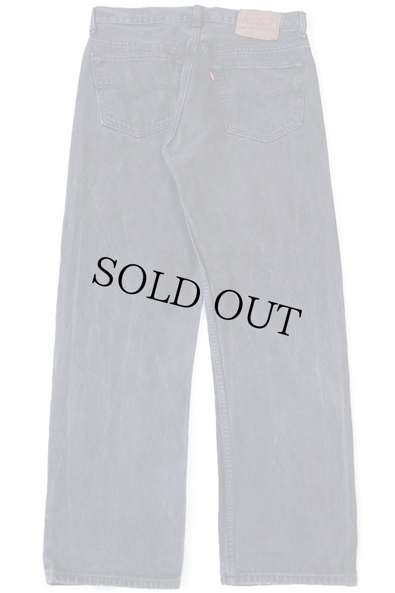 画像3: 90s USA製 Levi'sリーバイス 501 後染め ブラック デニムパンツ W32 (3)