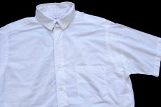 画像3: 60s MAY-D&F by Hathaway タブカラー 半袖 コットン ドレスシャツ 白 15.5 (3)