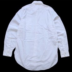 画像2: 60s PENNEY'S TOWNCRAFT 無地 マチ付き ピマ コットンシャツ 白 14 (2)