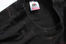 画像5: 90s USA製 NBA 1992 WORLD CHAMPIONS CHICAGO BULLS シカゴ ブルズ ダメージ コットンTシャツ 黒 XL (5)