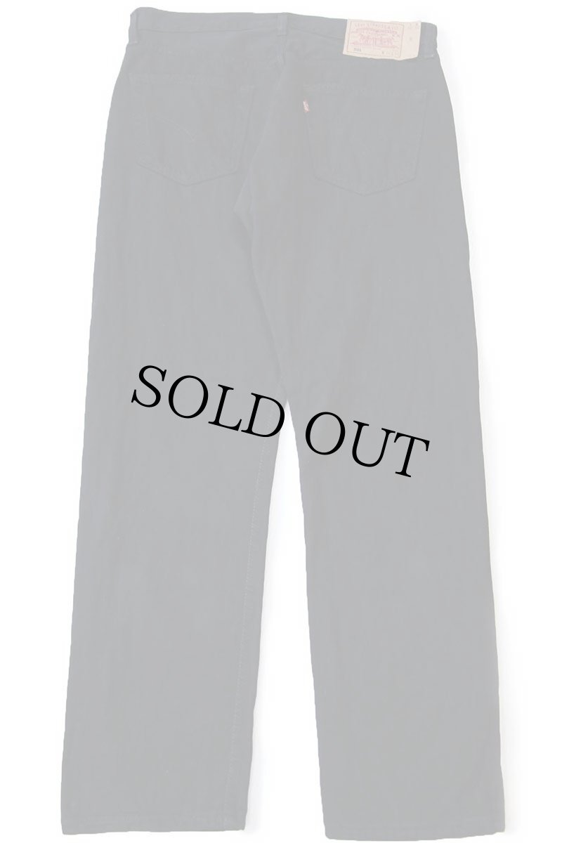 画像3: 90s 英国製 Levi'sリーバイス 501 後染め ブラック デニムパンツ W34 L30★A ユーロ (3)