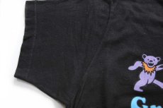 画像6: Grateful Dead グレイトフルデッド ダンシングベア コットンTシャツ 黒 M (6)