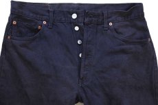 画像4: 90s 英国製 Levi'sリーバイス 501 後染め ブラック デニムパンツ フェード w34 L32★ユーロ (4)