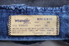 画像6: 80s USA製 Wranglerラングラー 936DEN デニムパンツ w36 L32 (6)
