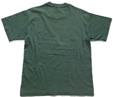 画像3: 90s USA製 HERSHEY'Sハーシーズ チョコレート ロゴ CHOCOLATE TOWN PENNSYLVANIA コットンTシャツ 緑 フェード M (3)