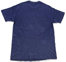 画像3: 90s USA製 Championチャンピオン MICHIGAN WOLVERINES ダメージ コットンTシャツ 紺 XL (3)