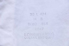 画像5: 60s PENNEY'S TOWNCRAFT 無地 マチ付き ピマ コットンシャツ 白 14 (5)