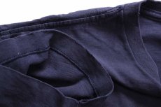 画像7: 90s USA製 Calvin Klein Jeans カルバンクライン ロゴ ひび割れプリント ブリーチ飛び コットンTシャツ 紺 L-XL (7)