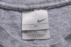 画像4: 00s NIKEナイキ スウッシュ ワンポイント ノースリーブ Tシャツ 杢グレー XL (4)