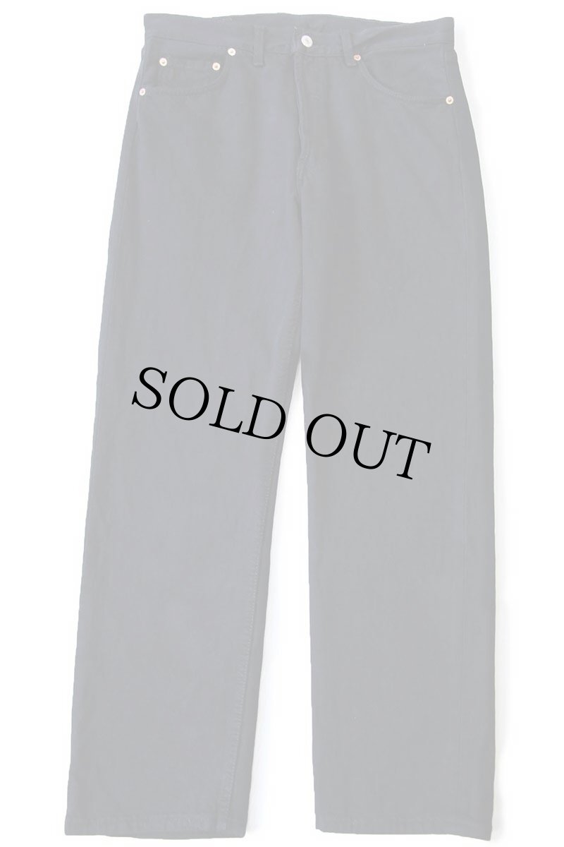 画像2: 90s 英国製 Levi'sリーバイス 501 後染め ブラック デニムパンツ W34 L30★A ユーロ (2)