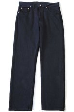 画像2: 90s 英国製 Levi'sリーバイス 501 後染め ブラック デニムパンツ w34 L30★A ユーロ (2)