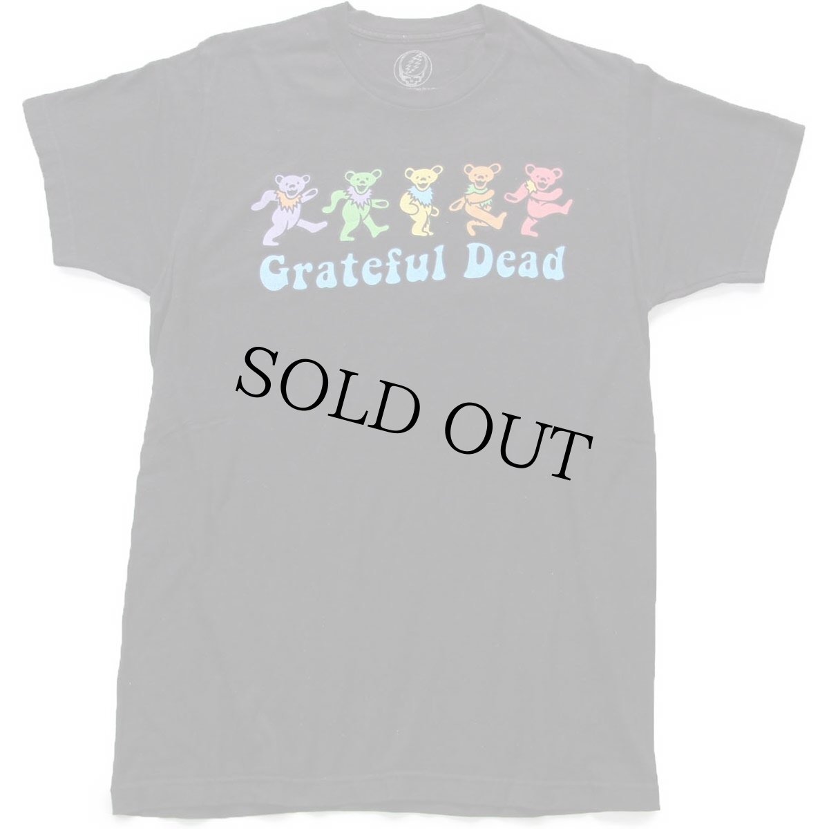 画像2: Grateful Dead グレイトフルデッド ダンシングベア コットンTシャツ 黒 M (2)