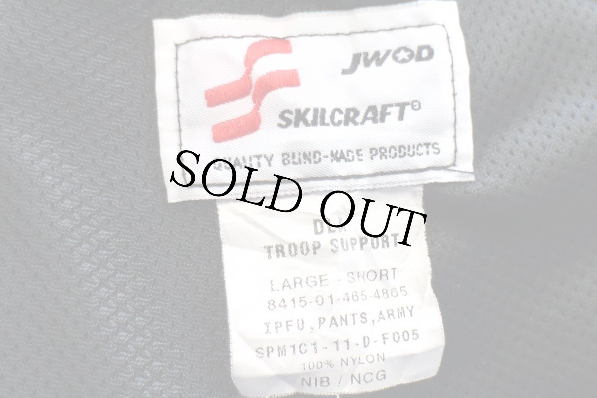 画像6: 11 米軍 U.S.ARMY IPFU トレーニング ナイロンパンツ 黒 L/S★82 PFU (6)