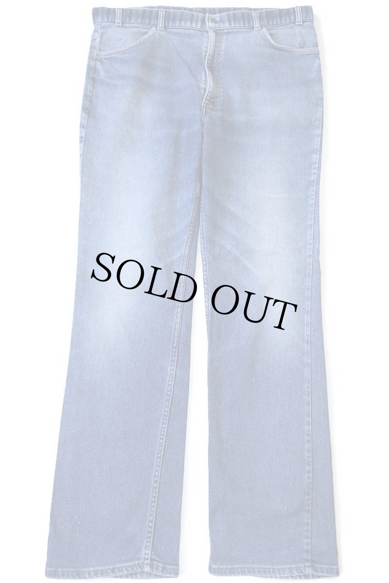 画像2: 80s Levi'sリーバイス 547 ストレッチ フレア デニムパンツ W40 L34 (2)