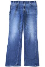 画像2: 80s Levi'sリーバイス 547 ストレッチ フレア デニムパンツ w40 L34 (2)
