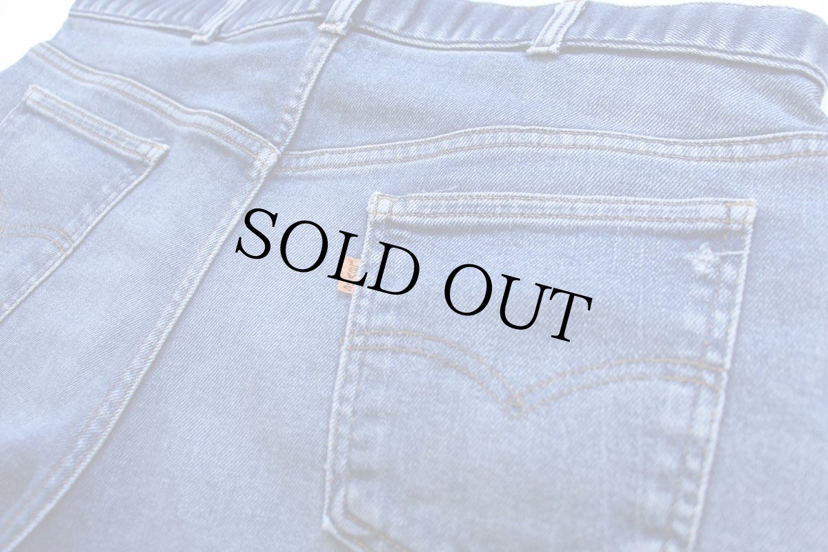 画像5: 80s Levi'sリーバイス 547 ストレッチ フレア デニムパンツ W40 L34 (5)