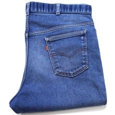 画像1: 80s Levi'sリーバイス 547 ストレッチ フレア デニムパンツ w40 L34 (1)