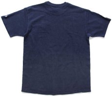 画像3: 00s メキシコ製 Championチャンピオン NFL BRONCOS FOOTBALL 刺繍 コットンTシャツ 紺 L (3)