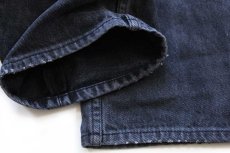 画像8: 90s USA製 Levi'sリーバイス 501 後染め ブラック デニムパンツ w32 (8)
